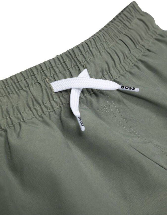 BOSS Kidswear Straight shorts Groen
