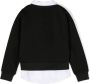 BOSS Kidswear Sweater met logo-reliëf Zwart - Thumbnail 2
