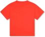 BOSS Kidswear T-shirt met geborduurd logo Rood - Thumbnail 1