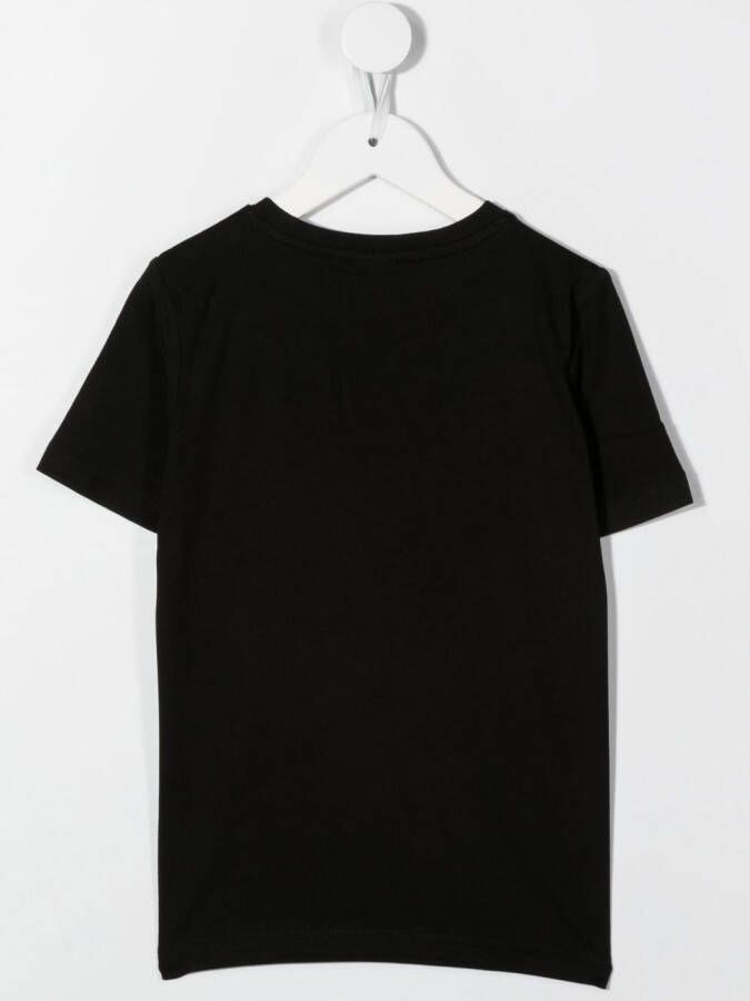 BOSS Kidswear T-shirt met geometrische print Zwart
