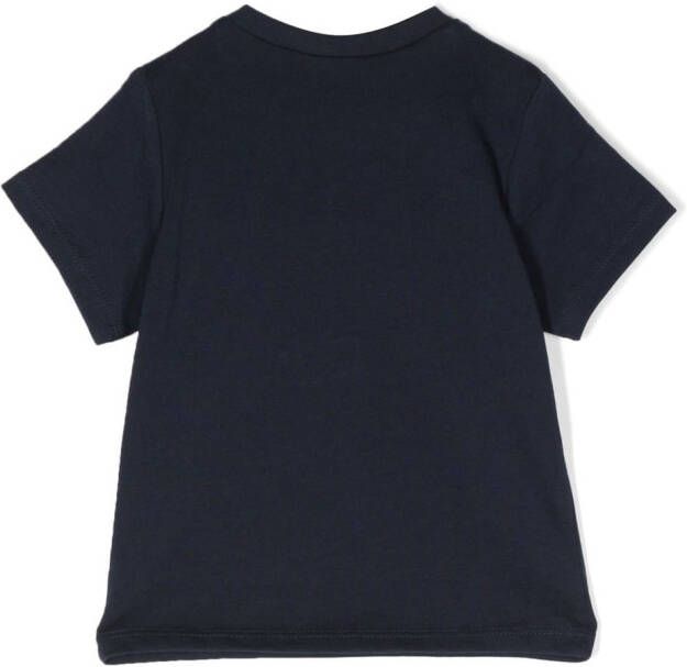 BOSS Kidswear T-shirt met logoprint Blauw