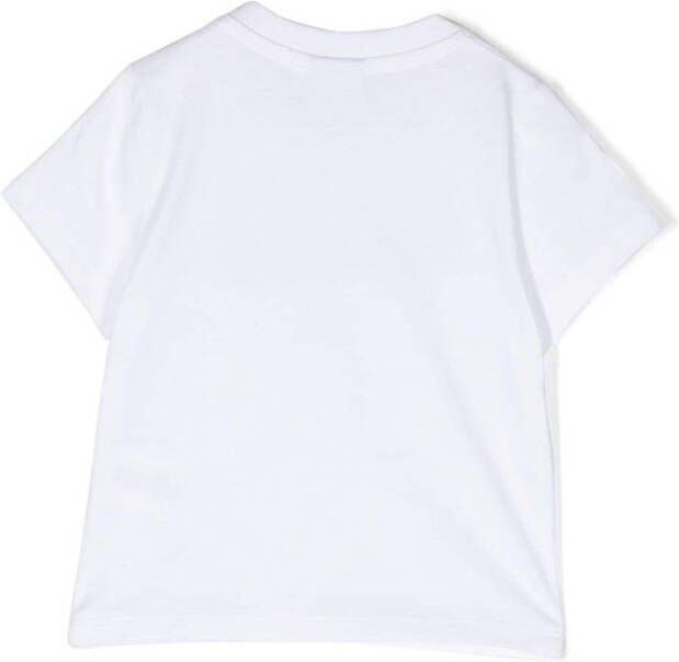 BOSS Kidswear T-shirt met logoprint Wit