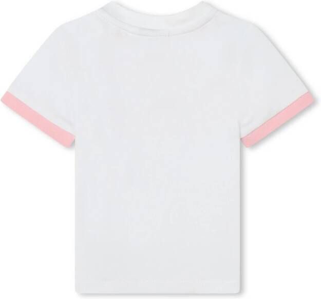 BOSS Kidswear T-shirt met logoprint Wit