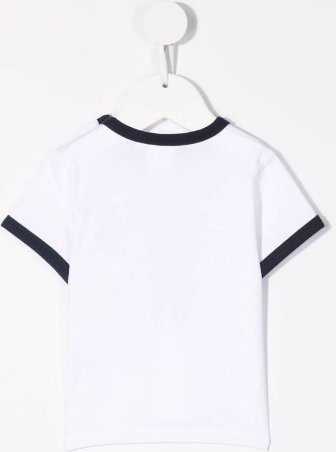 BOSS Kidswear T-shirt met logoprint Wit