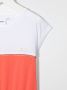 BOSS Kidswear T-shirtjurk met colourblocking Wit - Thumbnail 3