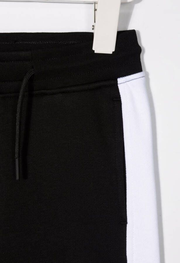 BOSS Kidswear Trainingsbroek met colourblocking Zwart