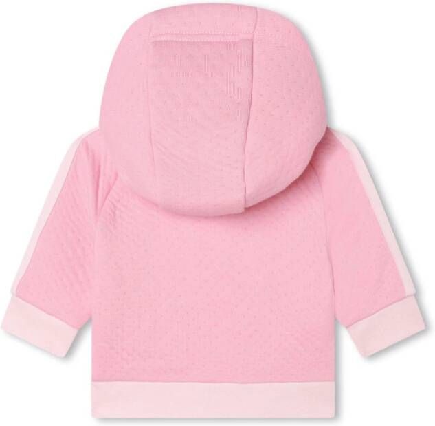 BOSS Kidswear Trainingspak met geborduurd logo Roze