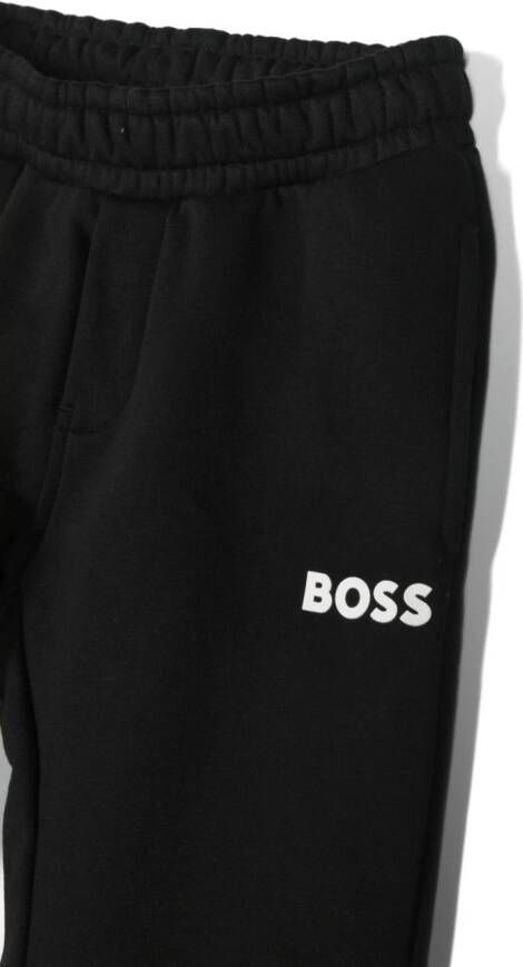 BOSS Kidswear Trainingspak met logoprint Zwart