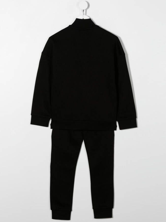 BOSS Kidswear Trainingspak met logoprint Zwart