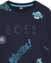 BOSS Kidswear Trui met borduurwerk Blauw - Thumbnail 3