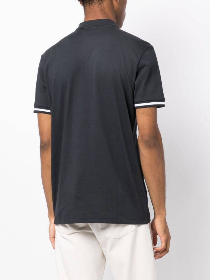 BOSS Poloshirt met geborduurd logo Blauw