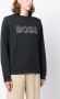 BOSS Sweater met geborduurd logo Zwart - Thumbnail 3