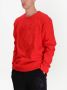 BOSS Sweater met logopatch Rood - Thumbnail 3