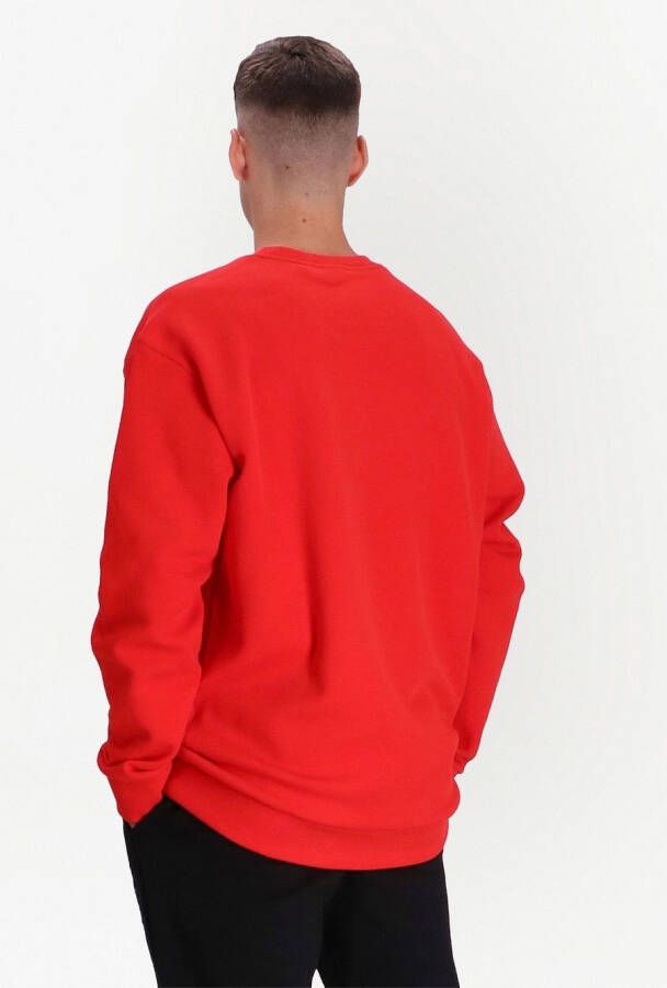 BOSS Sweater met logopatch Rood