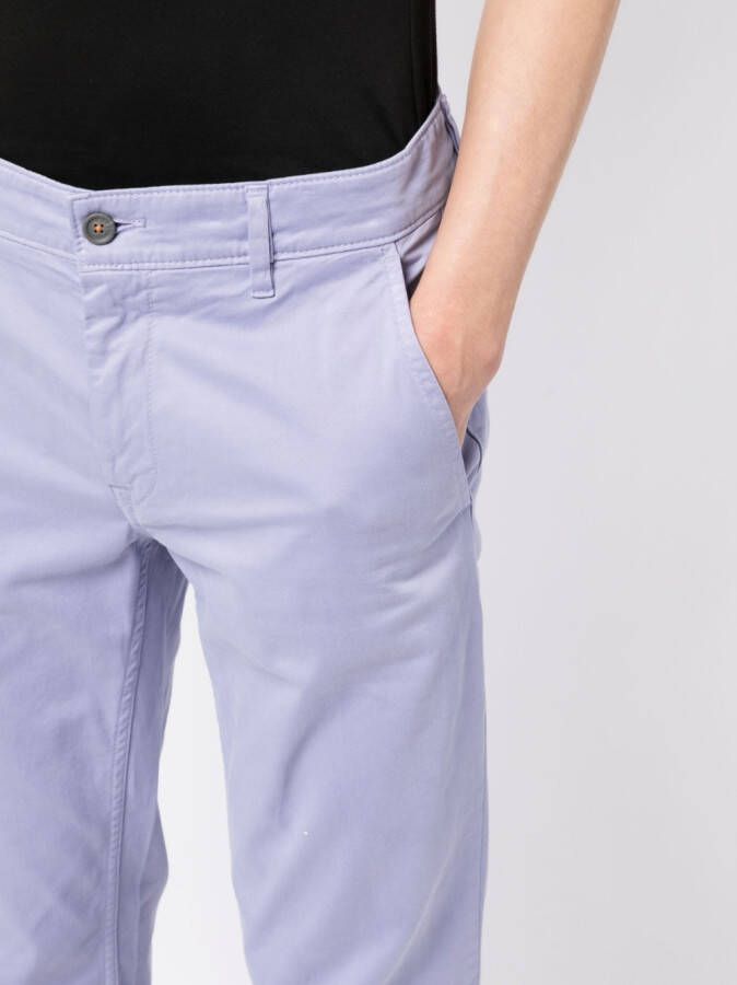 BOSS Jeans met logopatch Paars