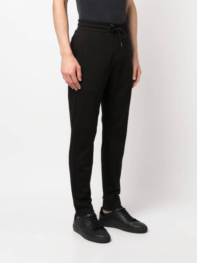 BOSS Broek met logopatch Zwart
