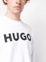 HUGO Sweater met logoprint Wit - Thumbnail 5