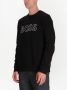 BOSS Sweater met logoprint Zwart - Thumbnail 3