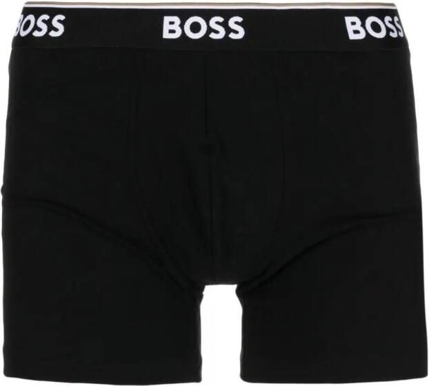 BOSS Boxershorts met logoband Zwart