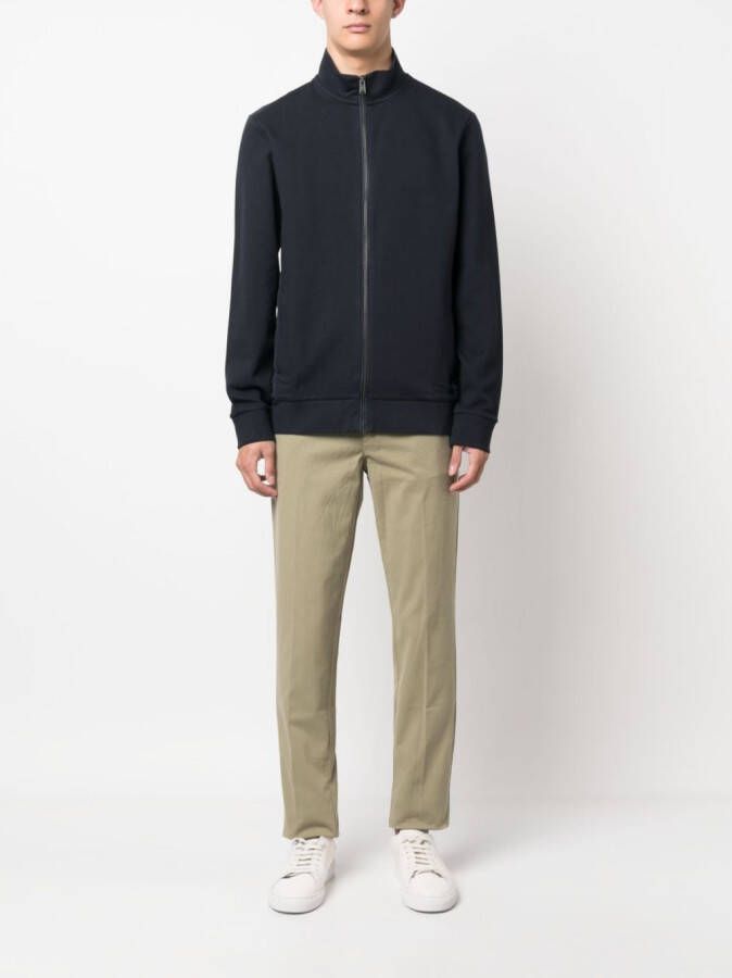 BOSS Low-waist chino Groen