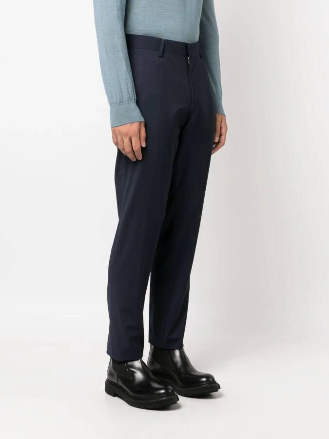 BOSS Low waist pantalon Blauw