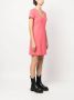BOSS Mini-jurk met vierkante hals Roze - Thumbnail 3