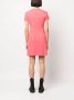 BOSS Mini-jurk met vierkante hals Roze - Thumbnail 4