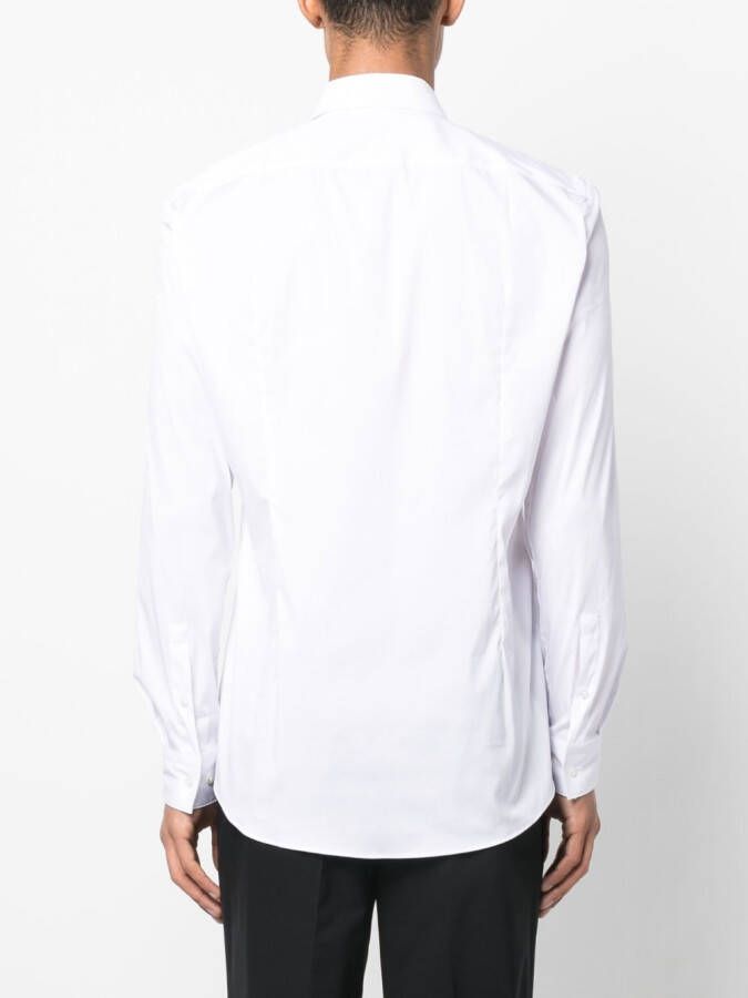 BOSS Overhemd met knopen Wit