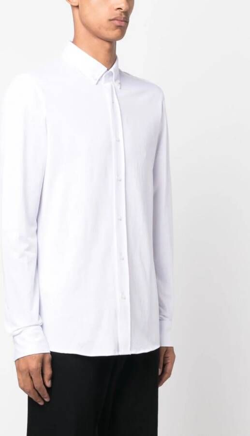 BOSS Overhemd van katoenmix Wit