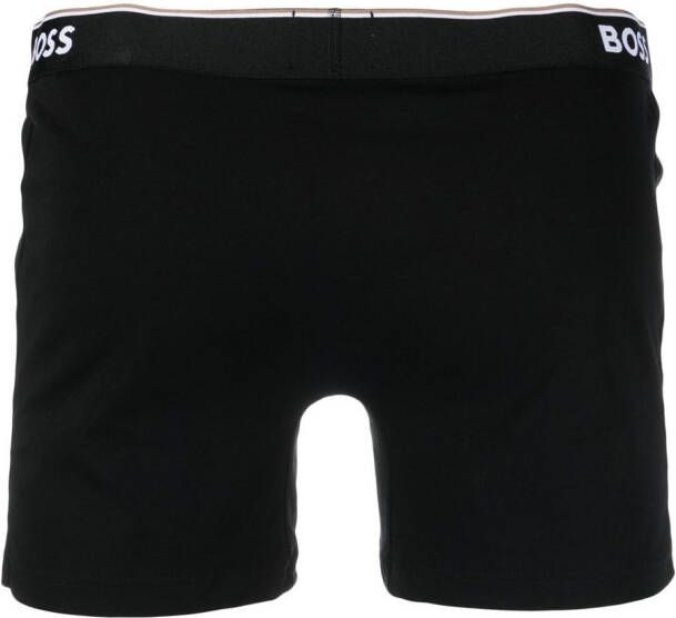 BOSS Set van drie boxershorts Zwart
