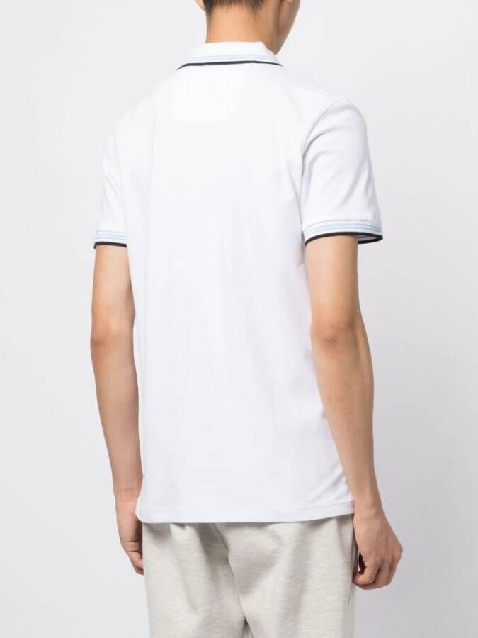 BOSS Katoenen poloshirt Wit