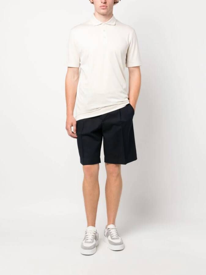 BOSS Poloshirt met logopatch Beige