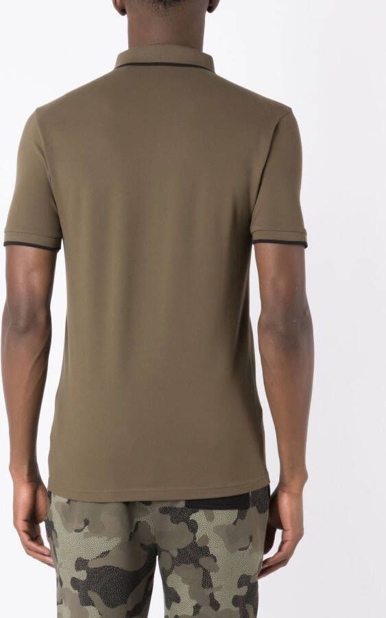 BOSS Poloshirt met logopatch Groen