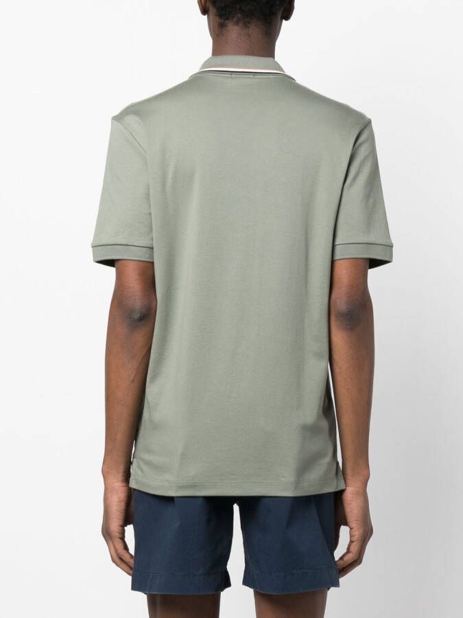 BOSS Poloshirt met logoprint Groen