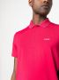 BOSS Poloshirt met zijstreep Roze - Thumbnail 5