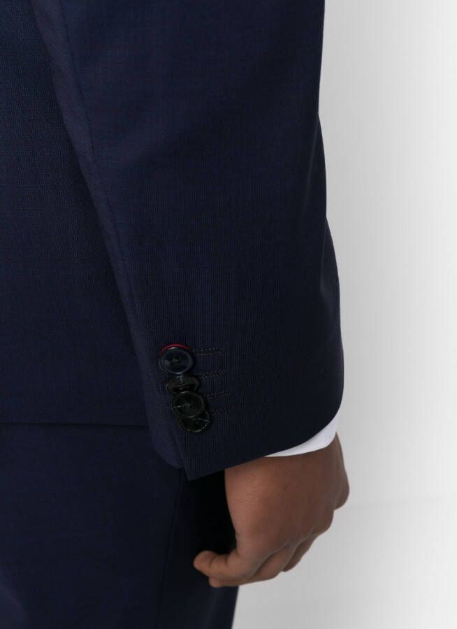 BOSS Blazer met enkele rij knopen Blauw