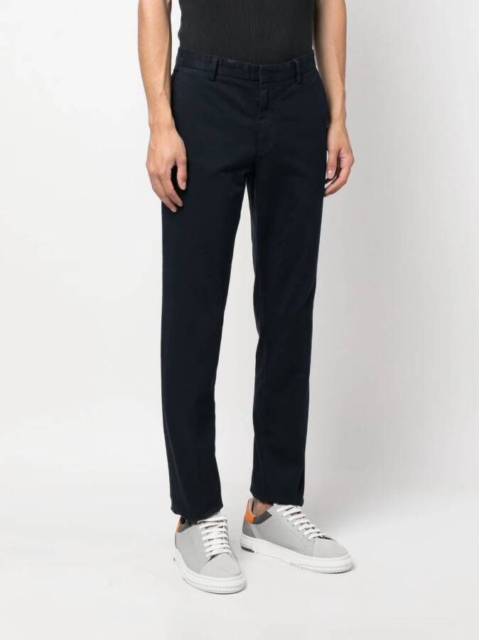 BOSS Slim-fit chino Blauw