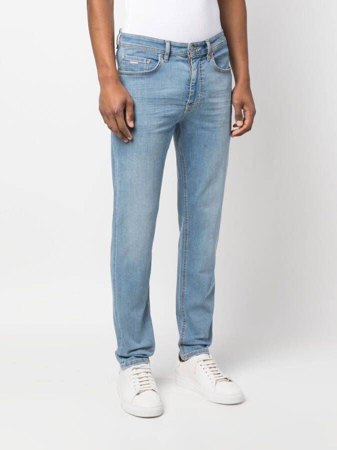 BOSS Slim-fit jeans Blauw