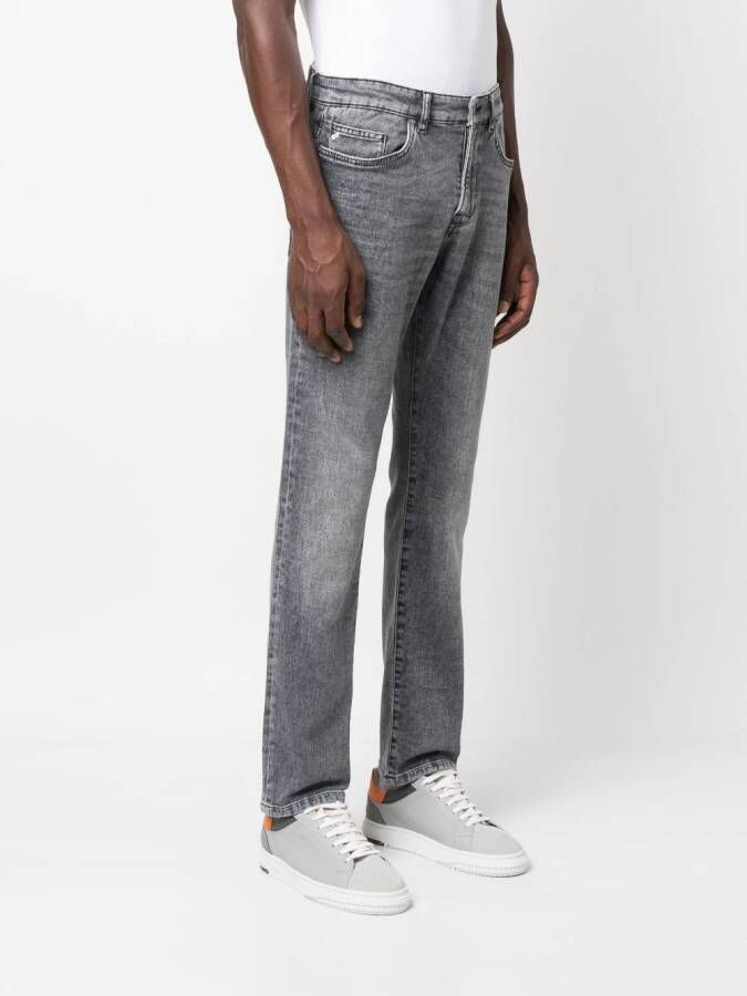 BOSS Slim-fit jeans Grijs