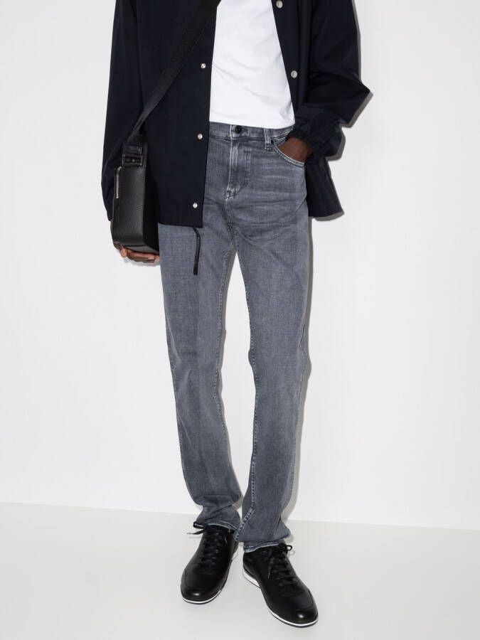BOSS Slim-fit jeans Grijs