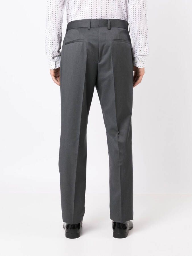 BOSS Straight pantalon Grijs