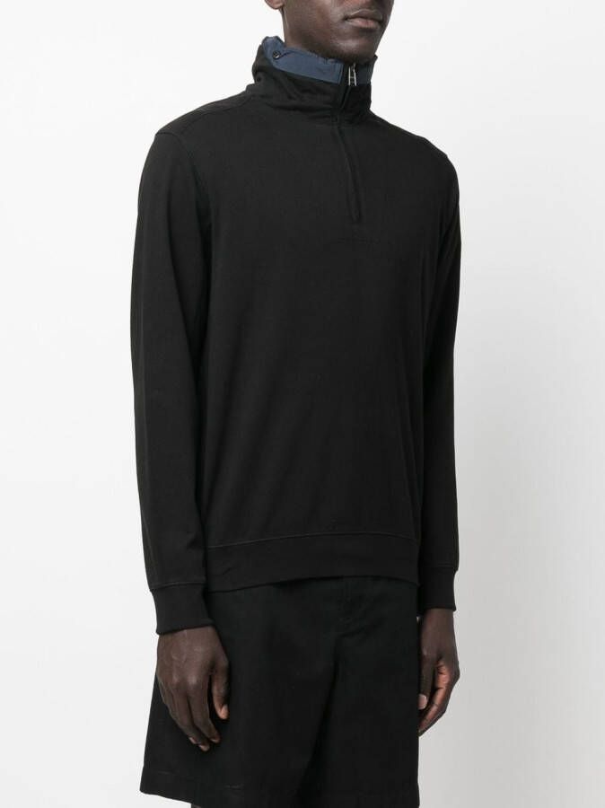 BOSS Sweater met capuchon Zwart