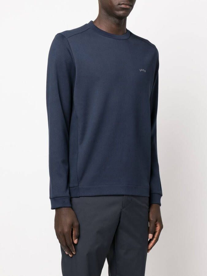 BOSS Sweater met logoprint 410 NAVY