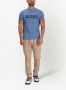 BOSS T-shirt met logoprint Blauw - Thumbnail 2