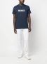 BOSS T-shirt met logoprint Blauw - Thumbnail 2