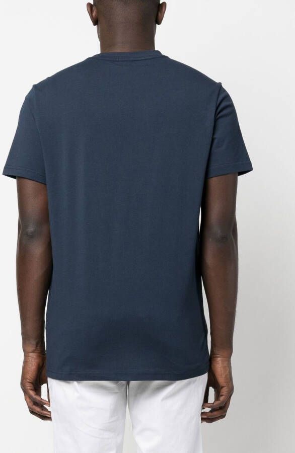 BOSS T-shirt met logoprint Blauw