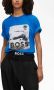 BOSS T-shirt met logoprint Blauw - Thumbnail 3