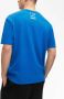 BOSS T-shirt met logoprint Blauw - Thumbnail 4