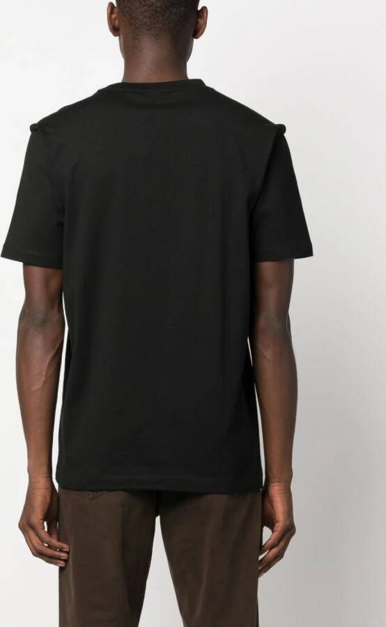 BOSS T-shirt met logoprint Zwart