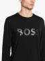 BOSS T-shirt met logoprint Zwart - Thumbnail 4